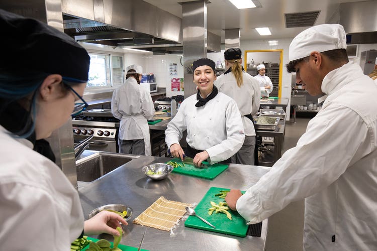 Sylvania High School has a full size industrial kitchen